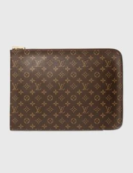 [二手商品] Louis Vuitton | LOUIS VUITTON LEATHER CLUTCH 7.5折, 独家减免邮费