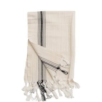 商品Savannah Turkish Cotton + Bamboo Hand Towel Five Stripe Natural With Black (Purple),商家Verishop,价格¥110图片