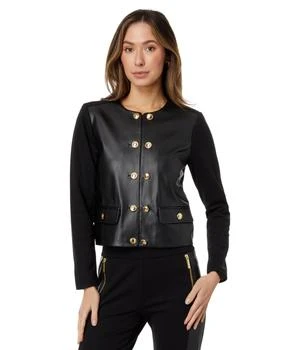 Michael Kors | Petite Button Ponte Jacket 3.4折, 独家减免邮费