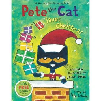 Barnes & Noble | Pete the Cat Saves Christmas- Includes Sticker Sheet by Eric Litwin,商家Macy's,价格¥127