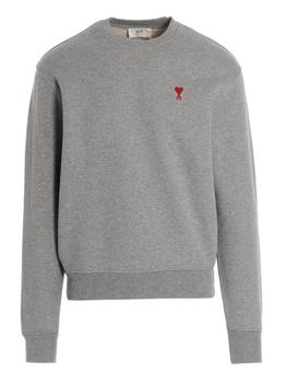 AMI | AMI Paris Logo Embroidered Crewneck Sweatshirt商品图片,8.4折起