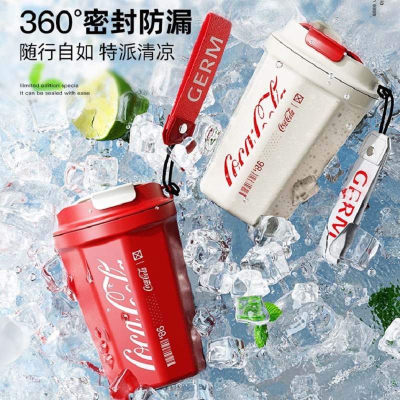 商品日本GERM格沵 可口可乐联名款咖啡杯/菱形咖啡杯 390ML/590ML图片
