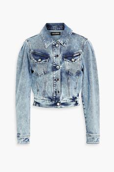 商品retrofête | Destiny distressed acid-wash denim jacket,商家THE OUTNET US,价格¥1118图片