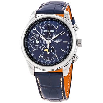 longines master, Longines | Master Chronograph Automatic Blue Dial Mens Watch L27734920商品图片 7.2折