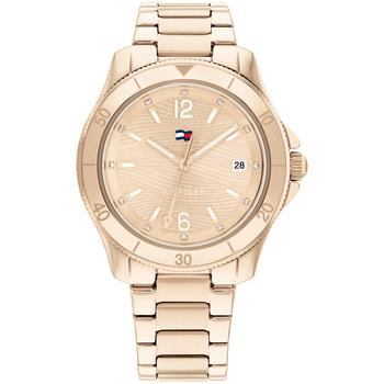 tommy hilfiger手表是什么牌子, Tommy Hilfiger | Women's Carnation Gold-tone Bracelet Watch 36mm商品图片 8折×额外8.5折, 额外八五折