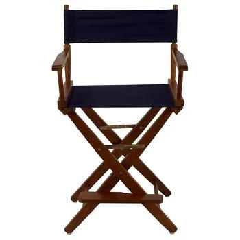 American Trails | Extra-Wide Premium 24"  Directors Chair Mission Oak Frame W/Navy Color Cover,商家Premium Outlets,价格¥828