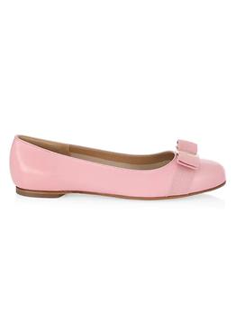 菲拉格慕芭蕾鞋, Salvatore Ferragamo | Varina Leather Ballet Flats商品图片 