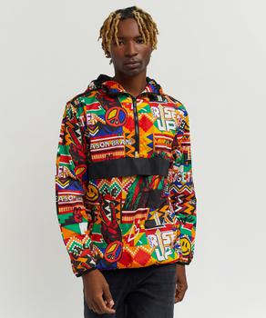 Reason Clothing | Rise Up Tiger Half-Zip Pullover Jacket商品图片,额外8折, 额外八折