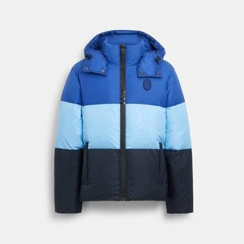 Coach | Coach Outlet Colorblock Down Jacket,商家品牌清仓区,价格¥2441