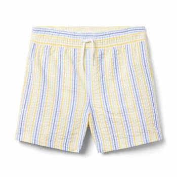Janie and Jack | Seersucker Pull-On Shorts (Toddler/Little Kid/Big Kid) 