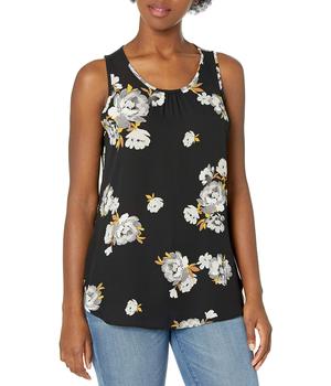 Van Heusen, Van Heusen | Women's Sleeveless Crewneck Woven Top商品图片 
