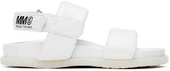 商品MAISON MARGIELA | Kids White Leather Sandals,商家SSENSE,价格¥472图片