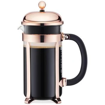 BODUM | Classic Chambord Copper 8 Cup French Press Coffee Maker,商家Macy's,价格¥432
