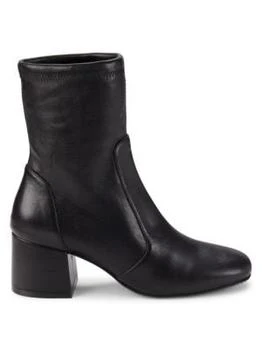 推荐Sleek 60 Leather Block Heel Sock Booties商品