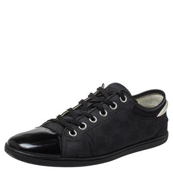 lv男鞋官网, [二手商品] Louis Vuitton | Louis Vuitton Black/Grey Graphite Damier Nylon And  Leather Cap Toe Low Top Sneakers Size 42商品图片 5.8折, 满1件减$100, 满减