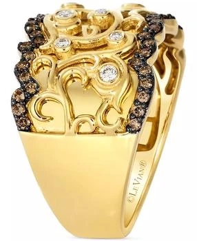 Le Vian | Nude Diamond & Chocolate Diamond Ring (3/8 ct. t.w.) in 14k Honey Gold,商家Macy's,价格¥25703