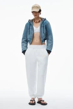 Alexander Wang | PUFF LOGO SWEATPANT IN STRUCTURED TERRY,商家alexanderwang,价格¥2199