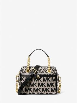 Michael Kors价格, Michael Kors | Blaire Extra-Small Logo Jacquard Duffel Crossbody Bag商品图片 7.5折