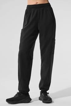Alo | Polar Fleece Wintry Mix Pant - Navy,商家Alo yoga,价格¥1119