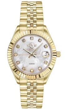 GV2 | GV2 Naples Womens Diamond Watch 1.1折, 独家减免邮费