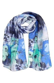 Vince Camuto经典款, Vince Camuto | Dip Dye Floral Oblong Scarf商品图片 4.6折