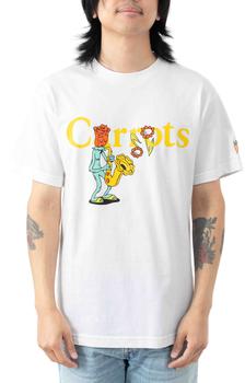 萨克斯, Carrots | Sax Wordmark T-Shirt - White商品图片 4.3折×额外7折, 额外七折