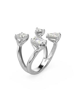 商品Swarovski | Mesmera Rhodium-Plated & Crystal Open Ring,商家Saks Fifth Avenue,价格¥869图片