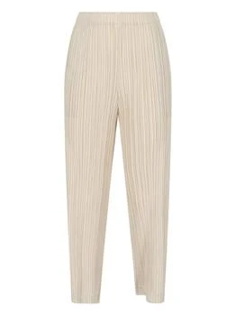 Pleats Please | Pleats Please Issey Miyake Elasticated Waistband Trousers,商家Cettire,价格¥2711