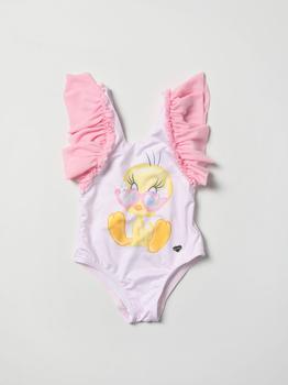 推荐Monnalisa one-piece swimsuit with Tweety print商品