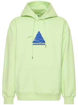ADER error上海, ADER error | Logo Print Cotton Blend Hoodie商品图片 6.9折