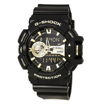 推荐Casio Men's Alarm Watch - G-Shock Dive Ana-Digital Black & Gold Dial | GA400GB-1A9商品