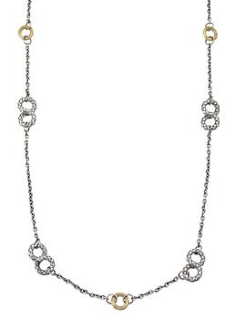 商品Alisa | Alisa Women's Sterling Silver & 18K Gold Necklace,商家Premium Outlets,价格¥2073图片