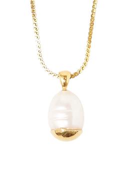 Chan Luu, Chan Luu | 18K Gold-plated Pearl Pendant Necklace商品图片 