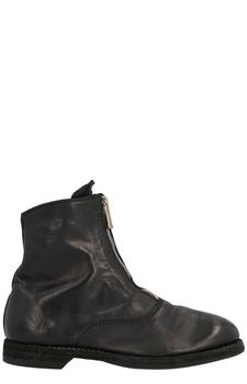 商品Guidi Front-Zipped Ankle Boots图片