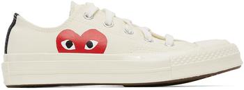 Comme des Garcons | Off-White Converse Edition Half Heart Chuck 70 Low Sneakers商品图片,