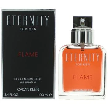 Calvin Klein Men's Eau De Toilette Spray - Eternity Flame Aromatic Notes, 3.4 oz