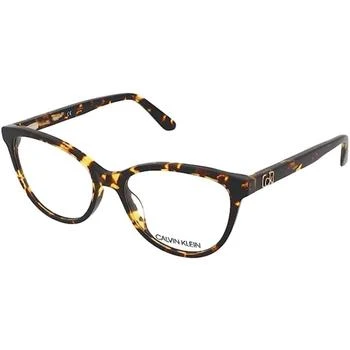 推荐Calvin Klein Women's Eyeglasses - Amber Tortoise Cat Eye | CALVIN KLEIN CK21503 239商品