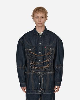 李维斯牛仔外套, Levi's | No Sesso Corset Zip Off Trucker Jacket Blue商品图片 5.5折×额外8.6折, 额外八六折