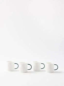 Feldspar | Set of four fine china espresso mugs,商家MATCHES,价格¥1273