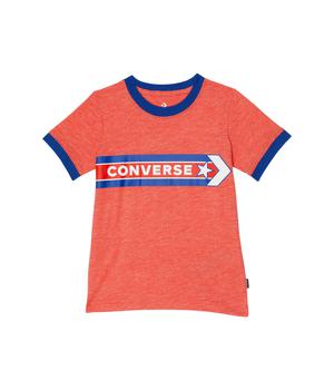 Converse | Sport Stripe Ringer Tee (Little Kids)商品图片,