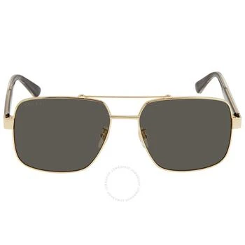 Gucci | Grey Navigator Men's Sunglasses GG0529S 001 60 4.8折, 满$200减$10, 满减