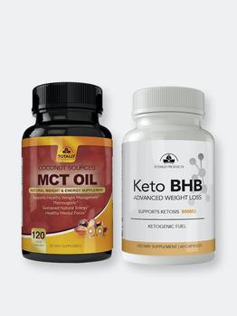 商品Totally Products Keto Slim BHB & Pure MCT Oil Combo Pack,商家Verishop,价格¥347图片
