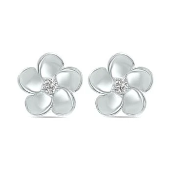 SSELECTS | 1/3 Ctw Lab Grown Diamond Flower Stud Earrings In 10k White Gold (f-g Color, Vs1- Vs2 Clarity),商家Premium Outlets,价格¥5813