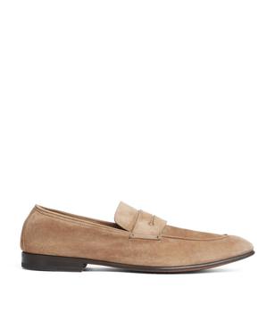 zegna鞋正品, Zegna | Suede L’Asola Loafers商品图片 