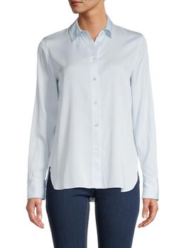vince真丝, Vince | Silk Blend Button Down Shirt商品图片 4.7折