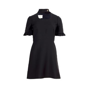 推荐GUCCI 女士黑色短袖连衣裙 631481-ZAD88-1000商品