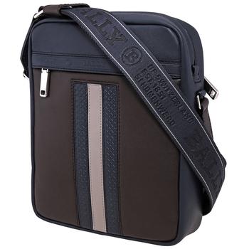 bally钱包腰包, Bally | Mens Holm Flat Leather Crossbody Bag商品图片 4.9折