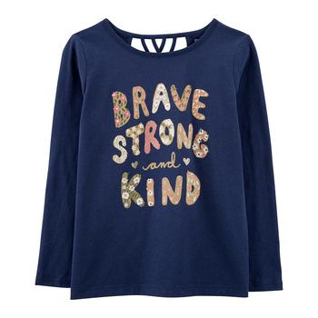 Carter's | Little Girls Long Sleeve Jersey T-shirt商品图片,5折