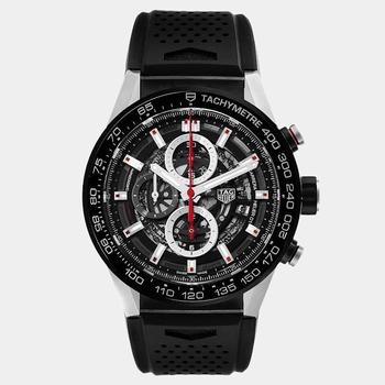 推荐Tag Heuer Black Stainless Steel Carrera CAR2A1Z Automatic Men's Wristwatch 45 mm商品