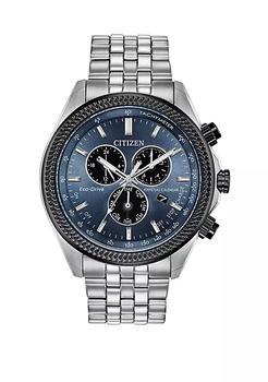 更多西铁城光动能, Citizen | Men's Stainless Steel Eco Drive Perpetual Calendar Chronograph Watch商品图片 7.5折